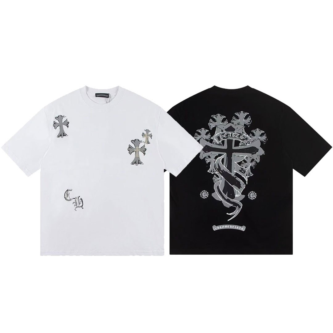 【Chrome Hearts】 クロムハーツ クロスプリント 半袖