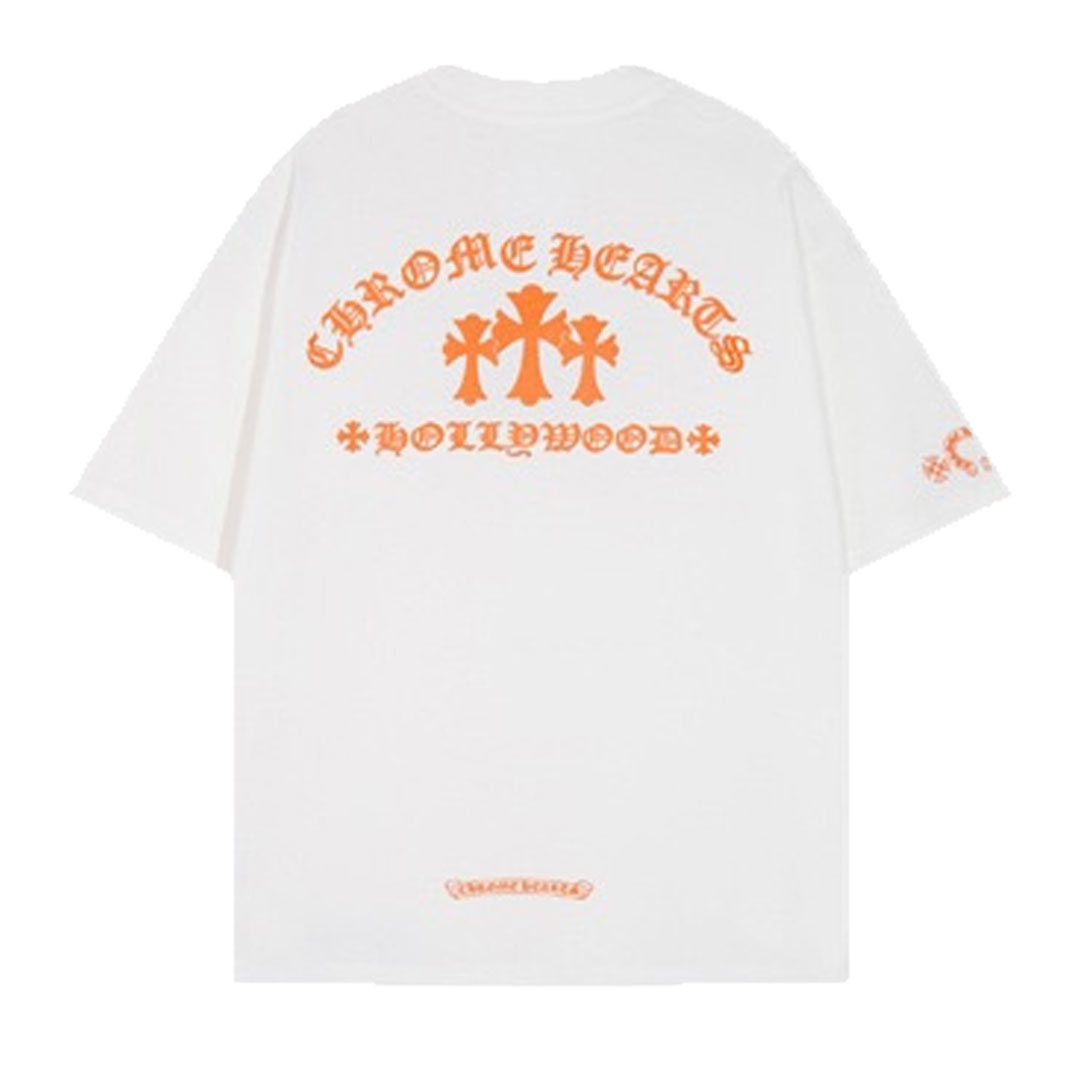 【Chrome Hearts】クロムハーツクロスプリント半袖Tシャツ男女兼用