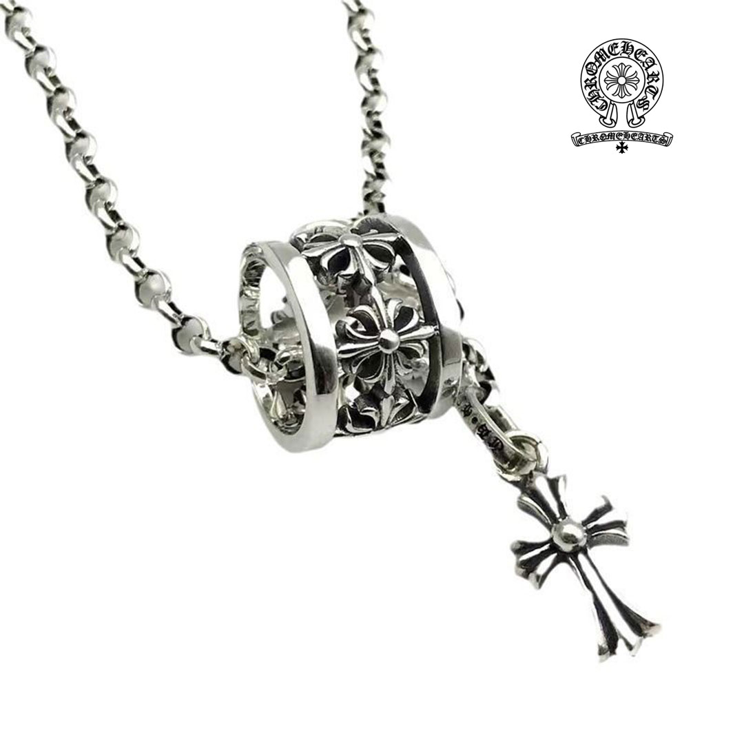 【Chrome Hearts】 クロムハーツ クロスペンダント ヴィンテージネックレス