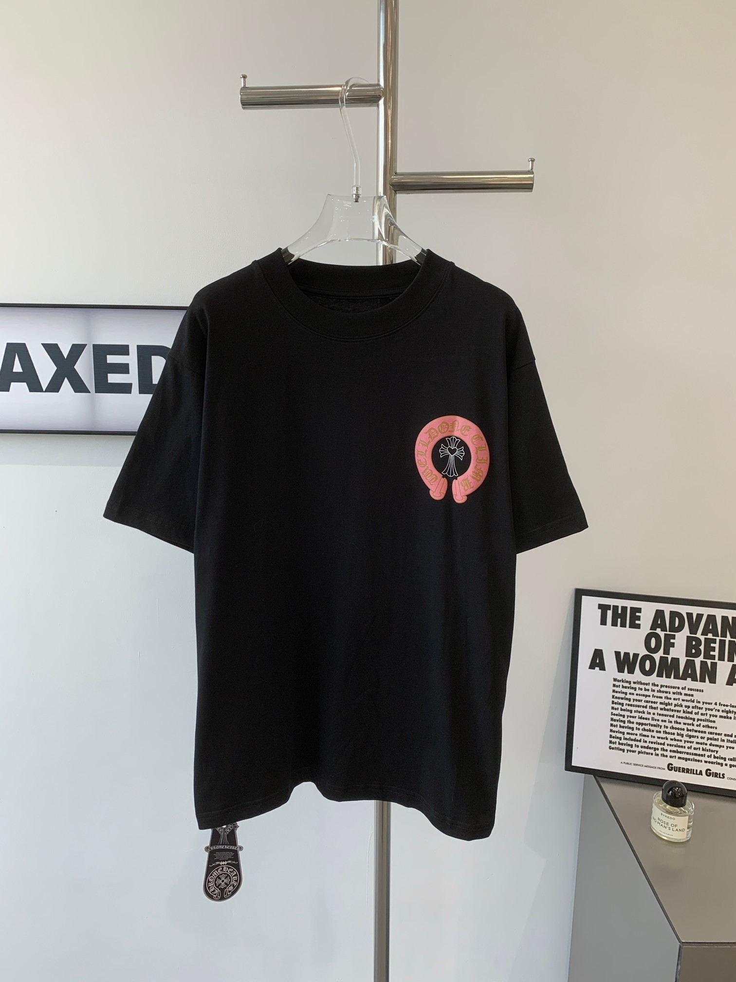 【Chrome Hearts】クロムハーツ ビッグホースシューカップルカジュアル半袖Tシャツ 男女兼用