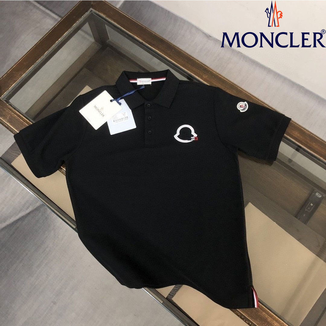 【MONCLER】モンクレール メンズ ポロシャツ 刺繍 半袖