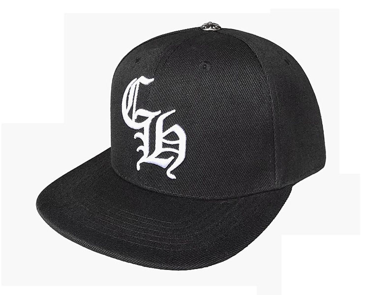 【今日注文なら、もう一つ無料サービス】【Chrome Hearts】クロムハーツ クロスピークハットバイザー 男女兼用