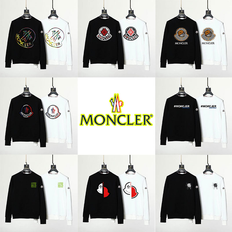【Moncler】モンクレール ラウンドネック プルオーバー スウェットシャツ 男女兼用