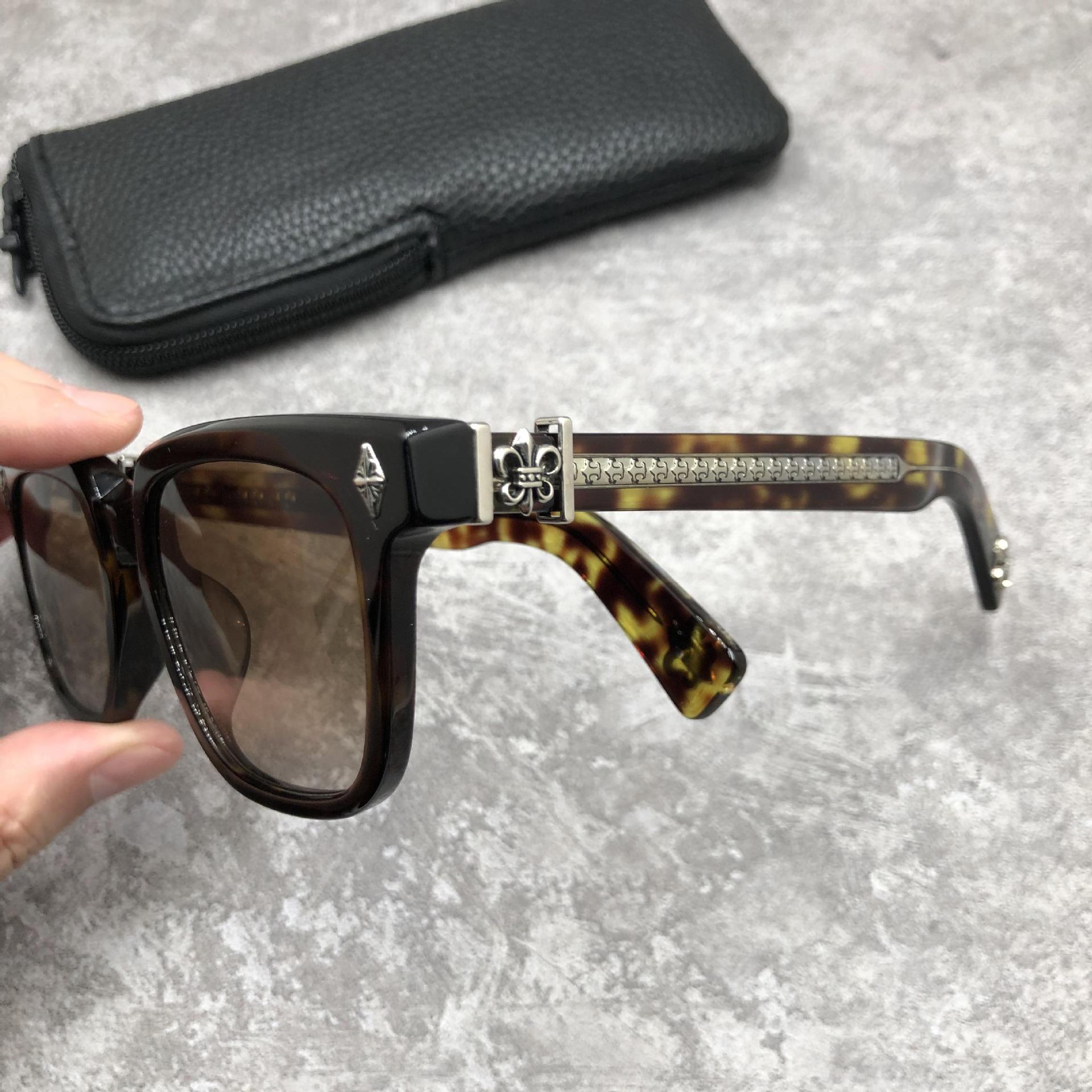 【Chrome Hearts】クロウハート メガネ サングラス男性と女性のファッションスタイルの個性のためのレトロなサングラス