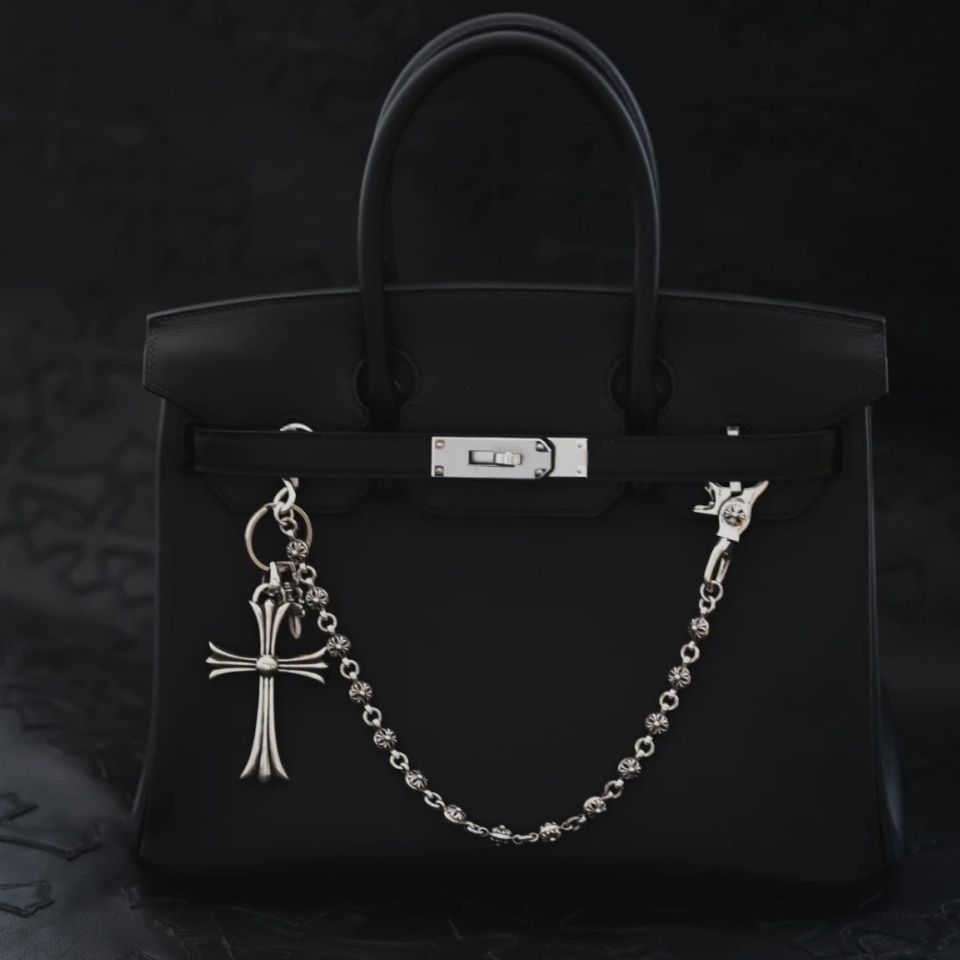 【Chrome Hearts】Chrome Hearts フランス製 2025年新作 大容量バーキンハンドバッグ