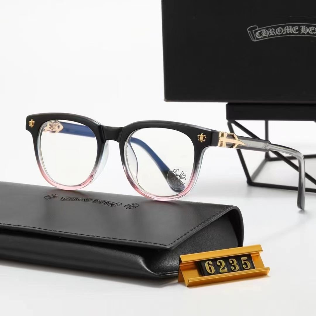 【Chrome Hearts】クロウハート メガネフレーム レトロラウンドフレーム 男女兼用