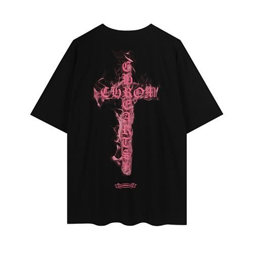 【Chrome Hearts】クロムハーツ ルーンロゴカップル半袖Tシャツ 男女兼用