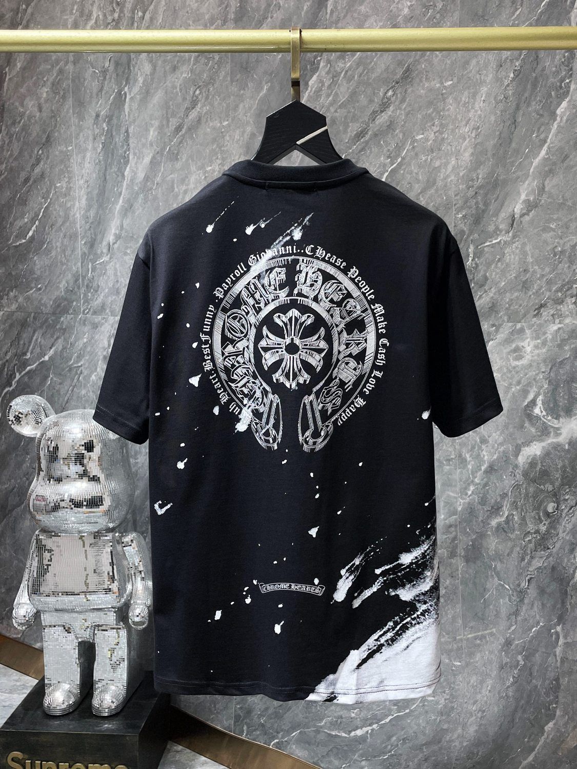 【Chrome Hearts】クロムハーツ 半袖クロスプリントTシャツ 男女兼用