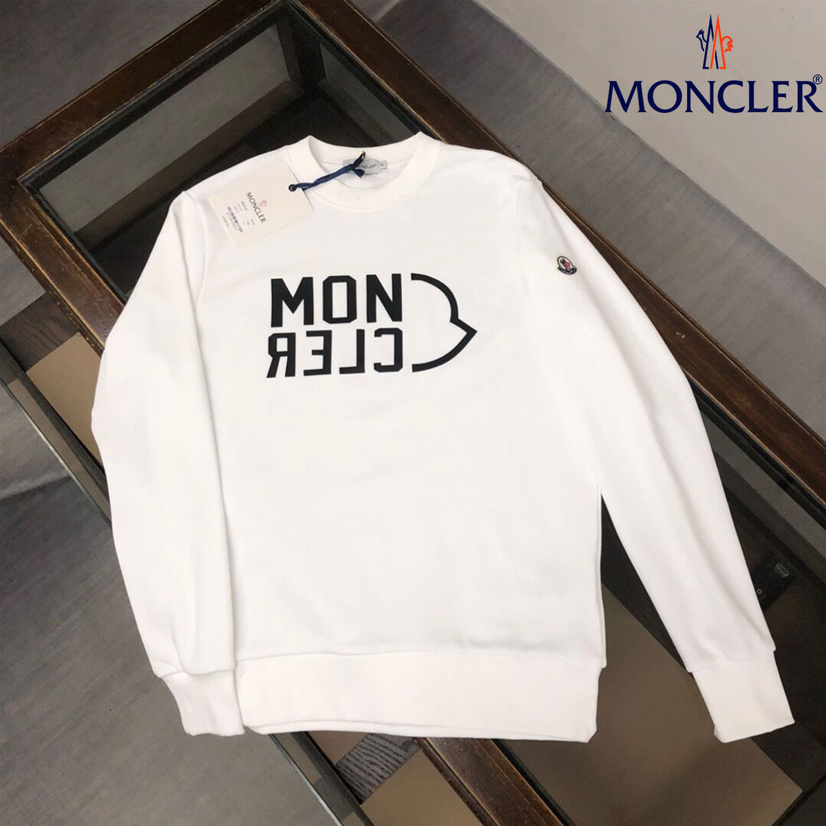 【MONCLER】モンクレール 2024 新しいラウンドネックルーズスウェットシャツ