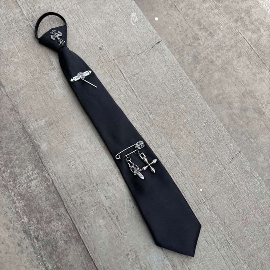 【Chrome Hearts】クロムハーツ  クロスシャツタイ デコラティブボウタイ