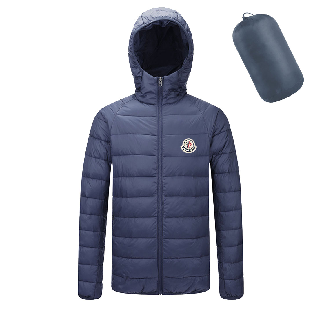 【MONCLER】モンクレール メンズ軽量で暖かいフード付きコットンパッド入りジャケット