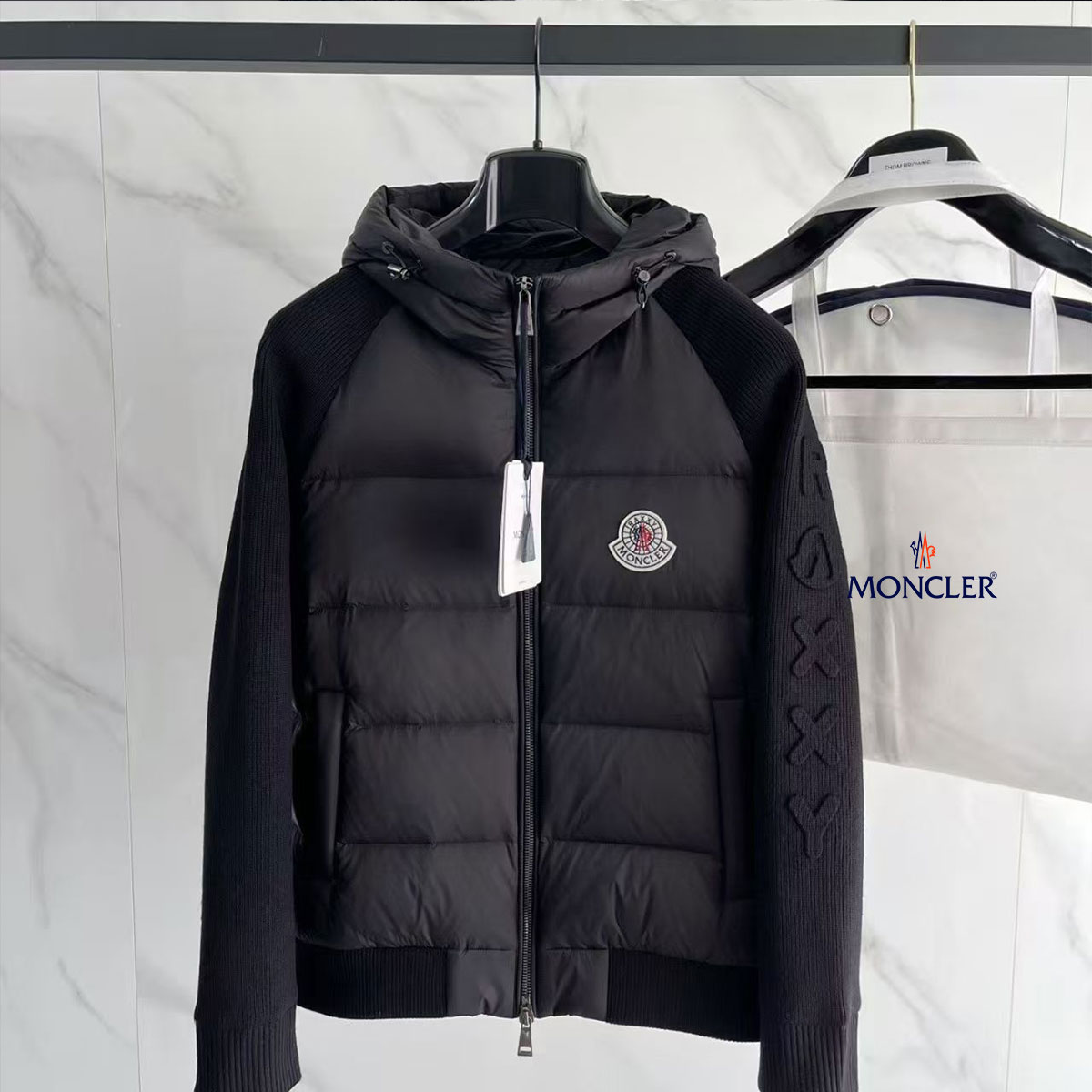 【MONCLER】モンクレールの新作ニットカジュアルコットンジャケット