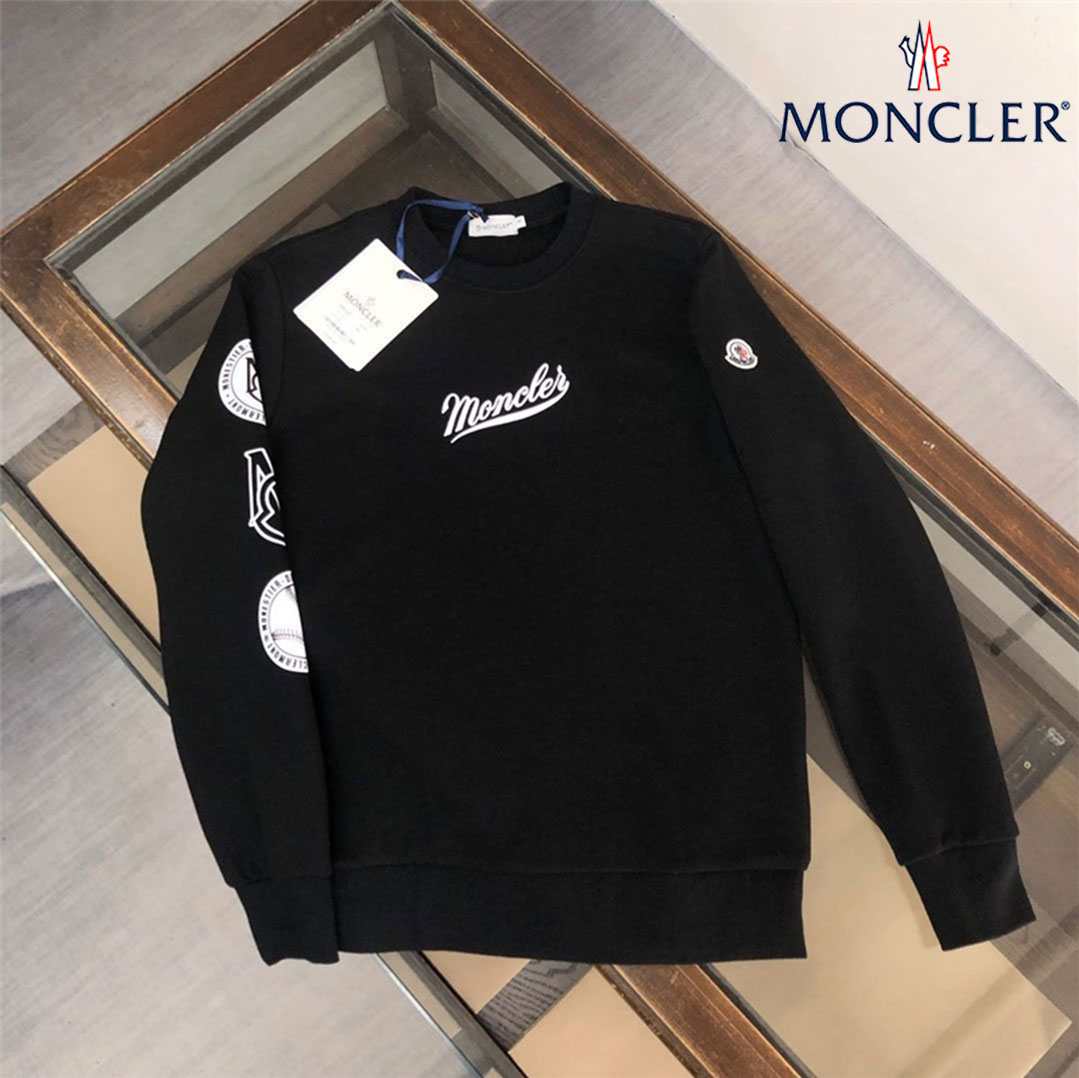 【MONCLER】モンクレール メンズ スウェットシャツ 長袖 クルーネック プルオーバー スウェットシャツ