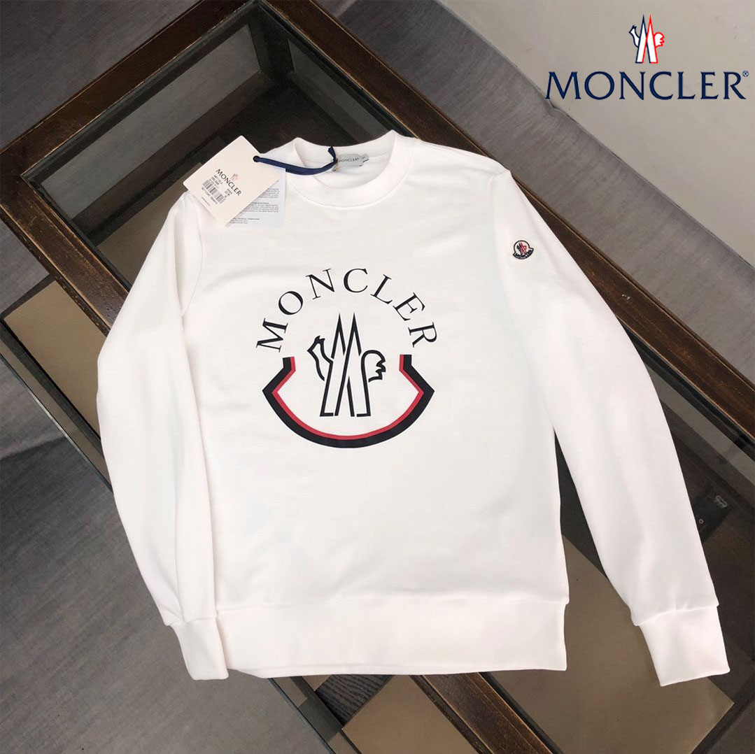 【今日注文なら、もう一つ無料サービス】【MONCLER】口カジュアルルーズラウンドネックプリントカップルスウェットシャツ