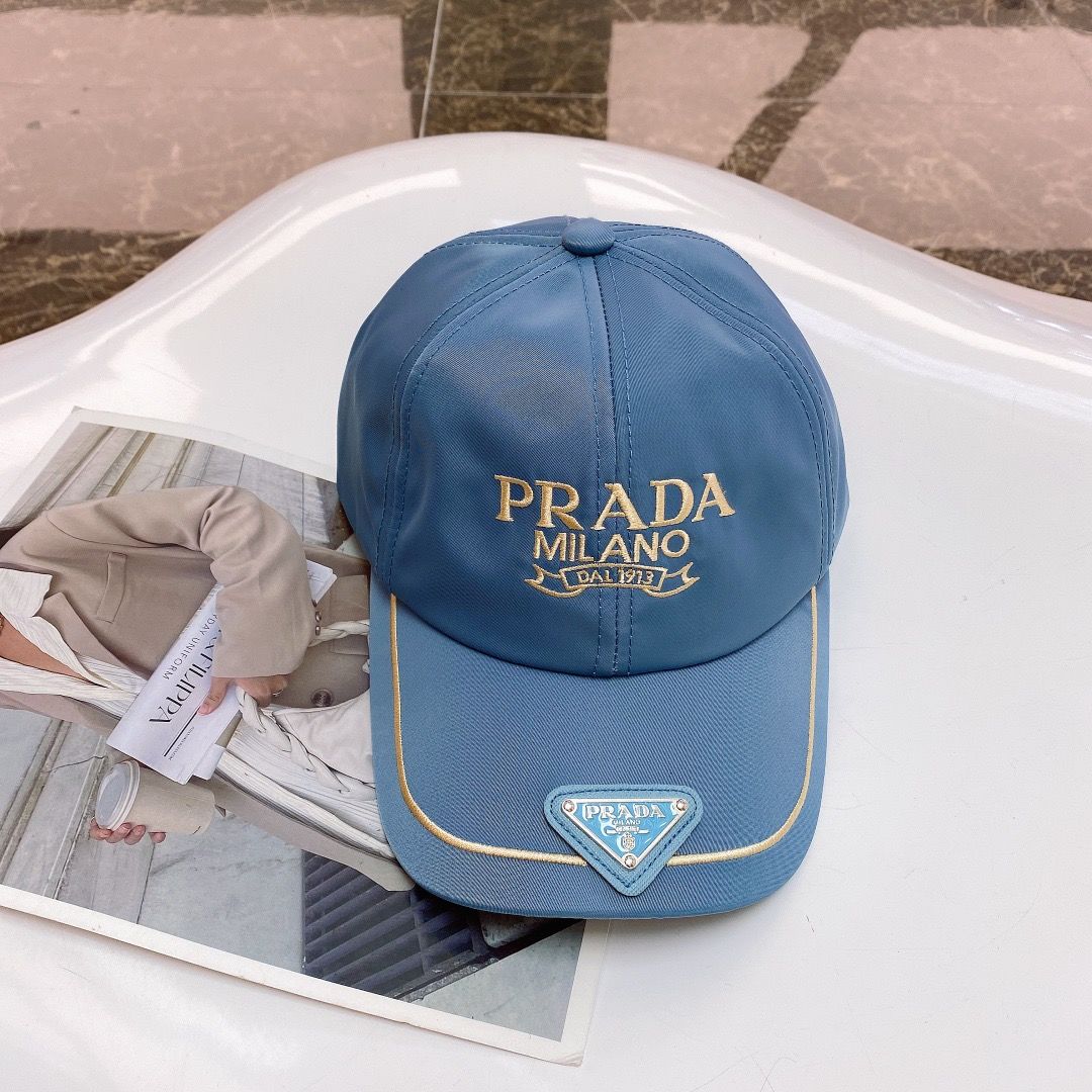 【PRADA】プラダ ベースボールキャップ ピークドキャップ 男女兼用