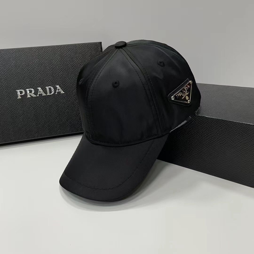 【PRADA】プラダ ベースボールキャップ サンハット 男女兼用