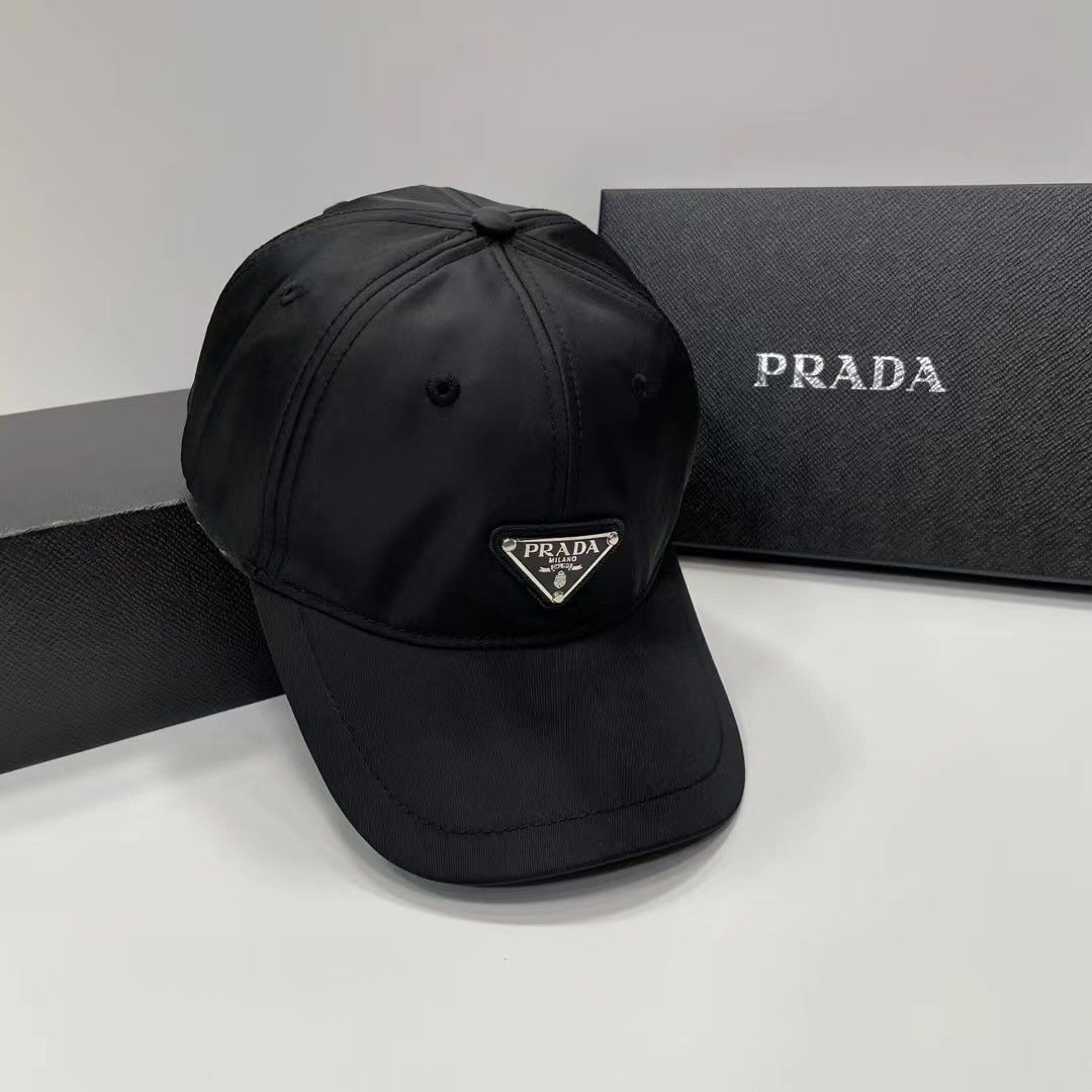 【PRADA】プラダ ベースボールキャップ サンハット 男女兼用