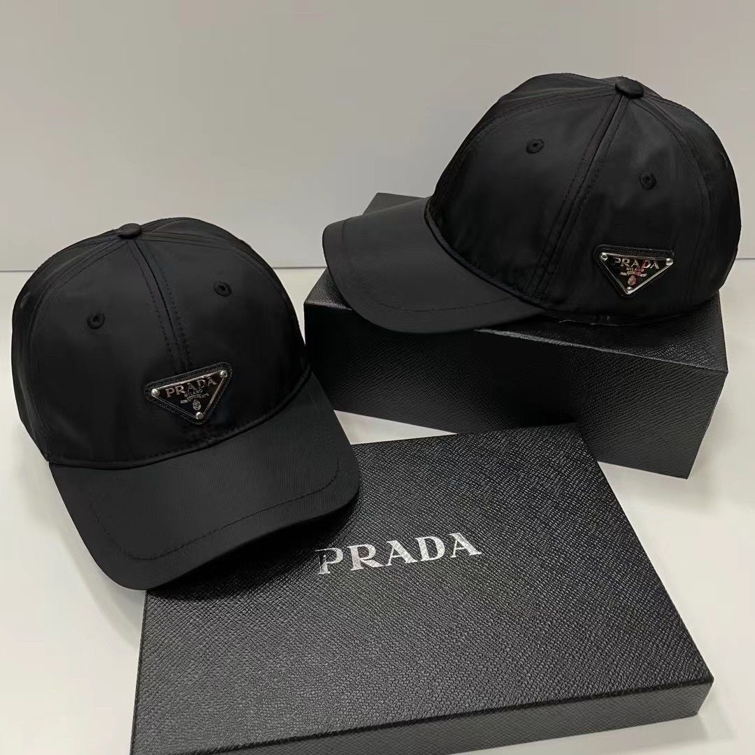 【PRADA】プラダ ベースボールキャップ サンハット 男女兼用