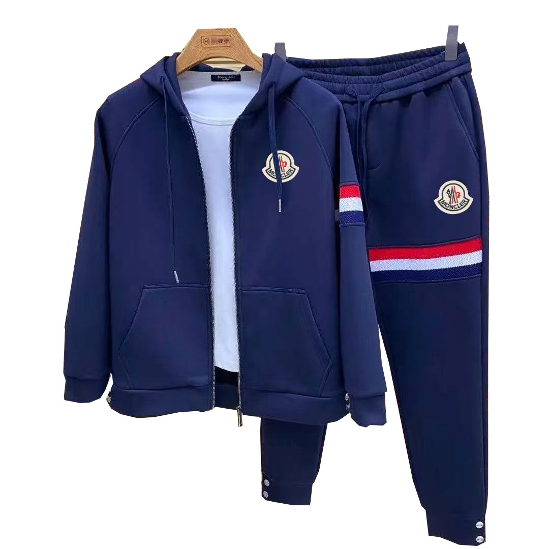 【MONCLER】【トップス + パンツ】モンクレールの新しいツーピーススポーツウェアセット
