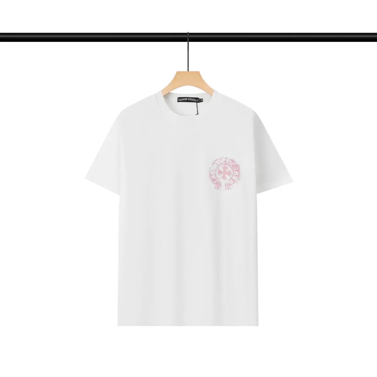 【Chrome Hearts】【今日注文なら、もう一つ無料サービス】クロムハーツ 半袖Tシャツ クロスサンスクリットプリント