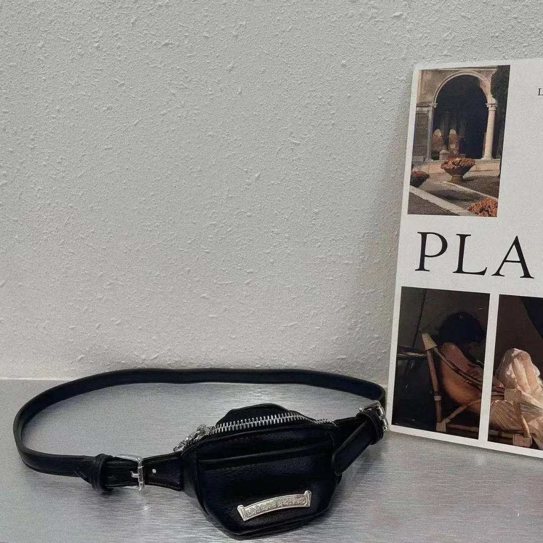 【Chrome Hearts】クロムハーツ ブラック リストバッグ 新品 ウエストバッグ スポーツバッグ