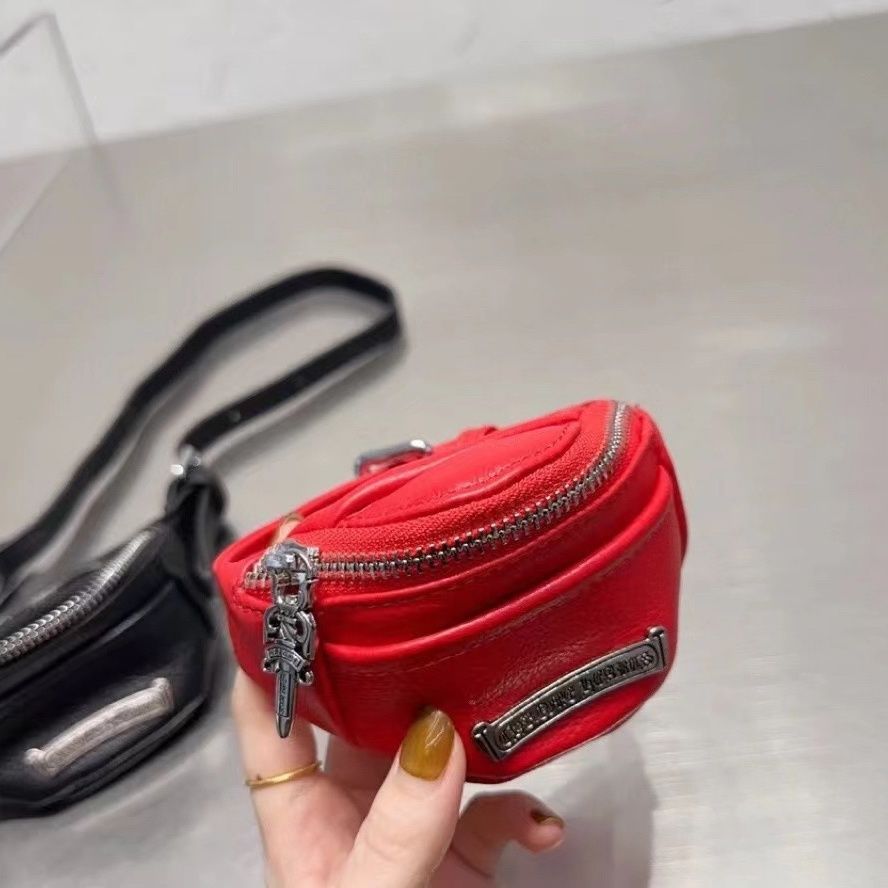 【Chrome Hearts】クロムハーツ ブラック リストバッグ 新品 ウエストバッグ スポーツバッグ