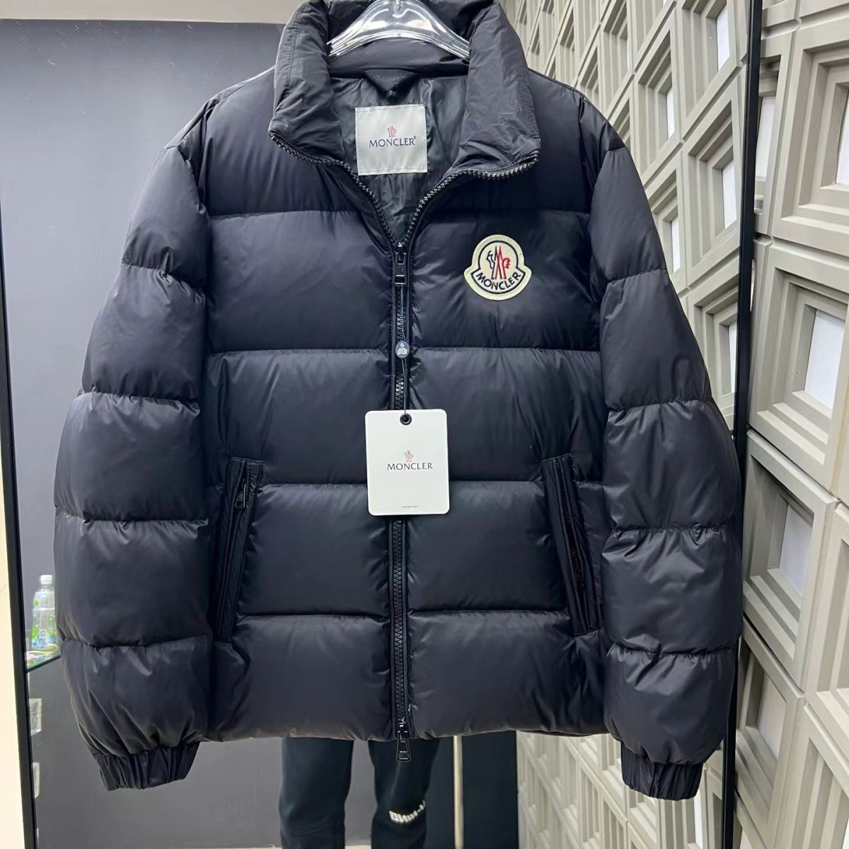 【MONCLER】モンクレール冬厚手スタンドカラーコットンジャケット 男女兼用