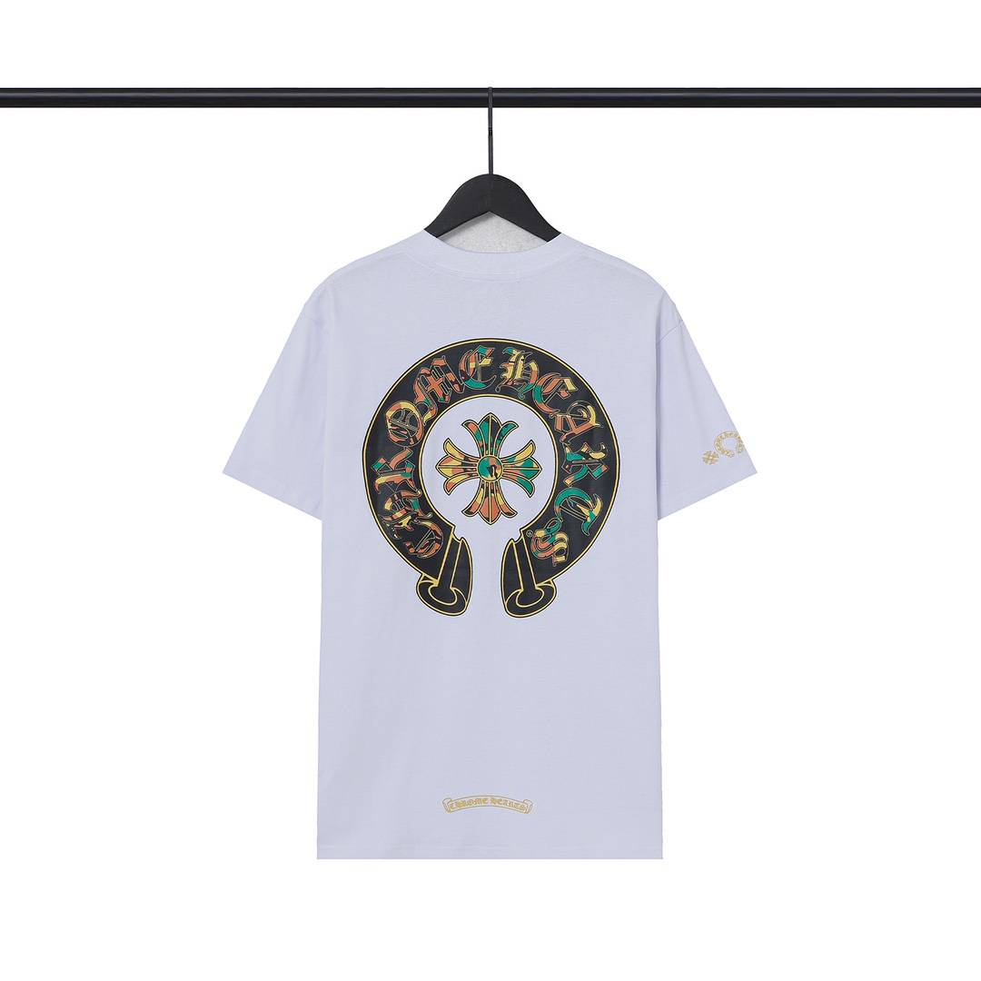 【Chrome Hearts】クロムハーツ 半袖 カモフラージュ ホースシュー Tシャツ