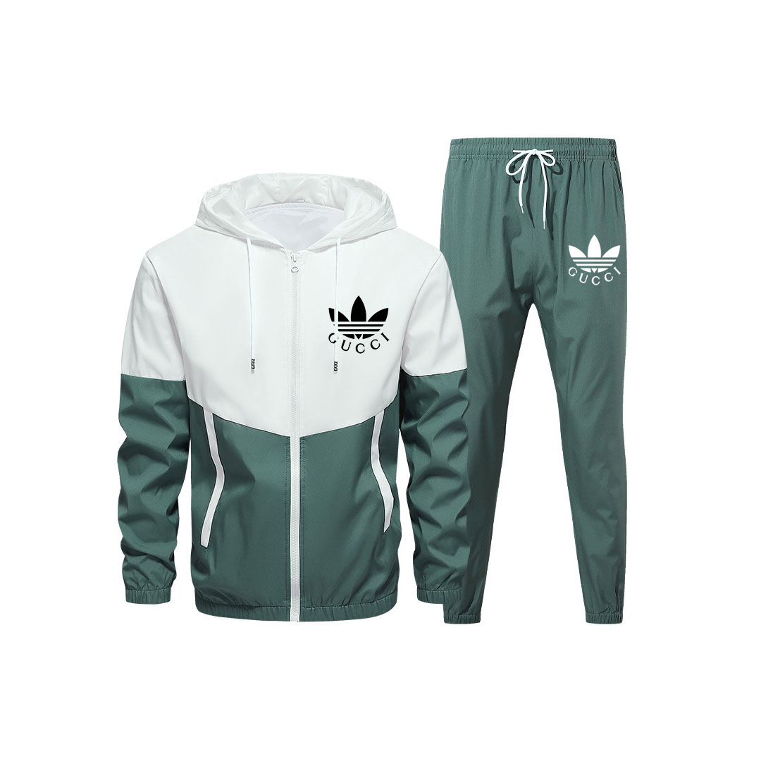 【Adidas】【GUCCI】Adidas X GUCCI 2025連名秋スポーツスーツ