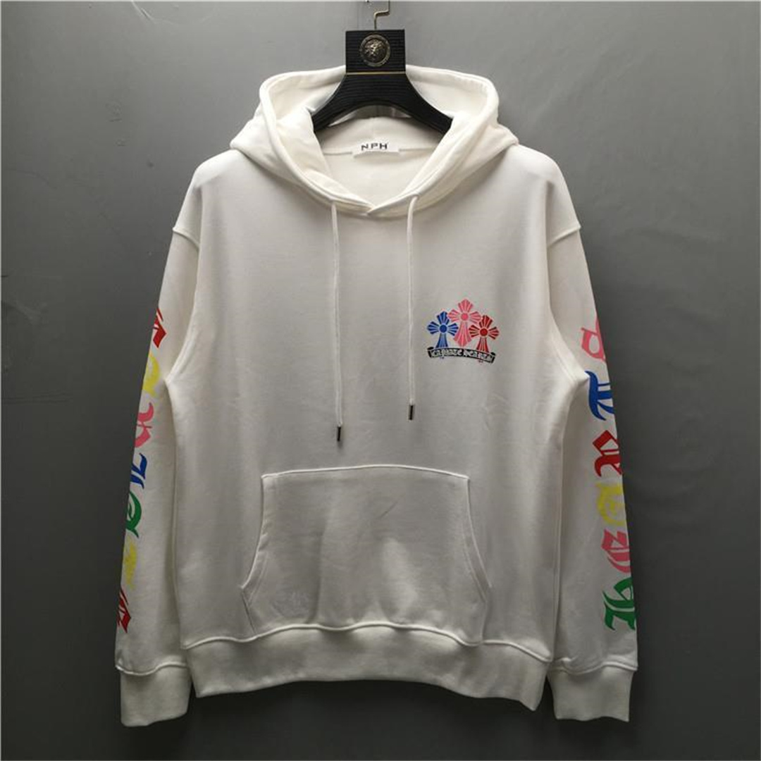 今日注文なら、もう一つ無料サービス【chrome-hearts】クロワハートクロスフードスウェットシャツ 男女兼用