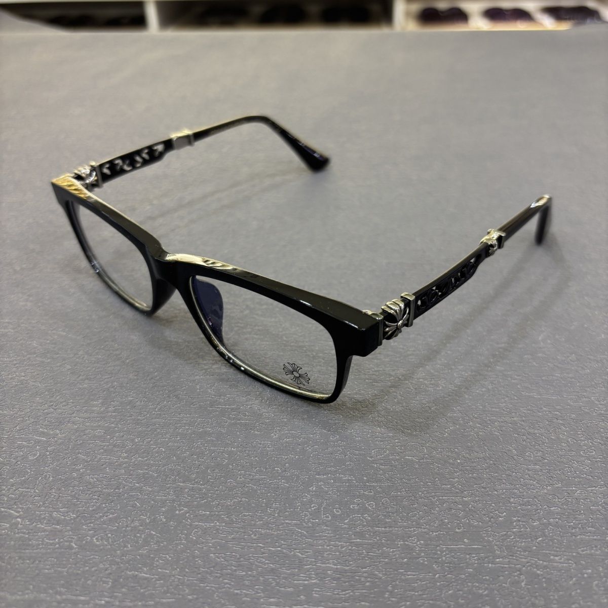 【Chrome Hearts】クロムハーツ  ブルーライトカットメガネ