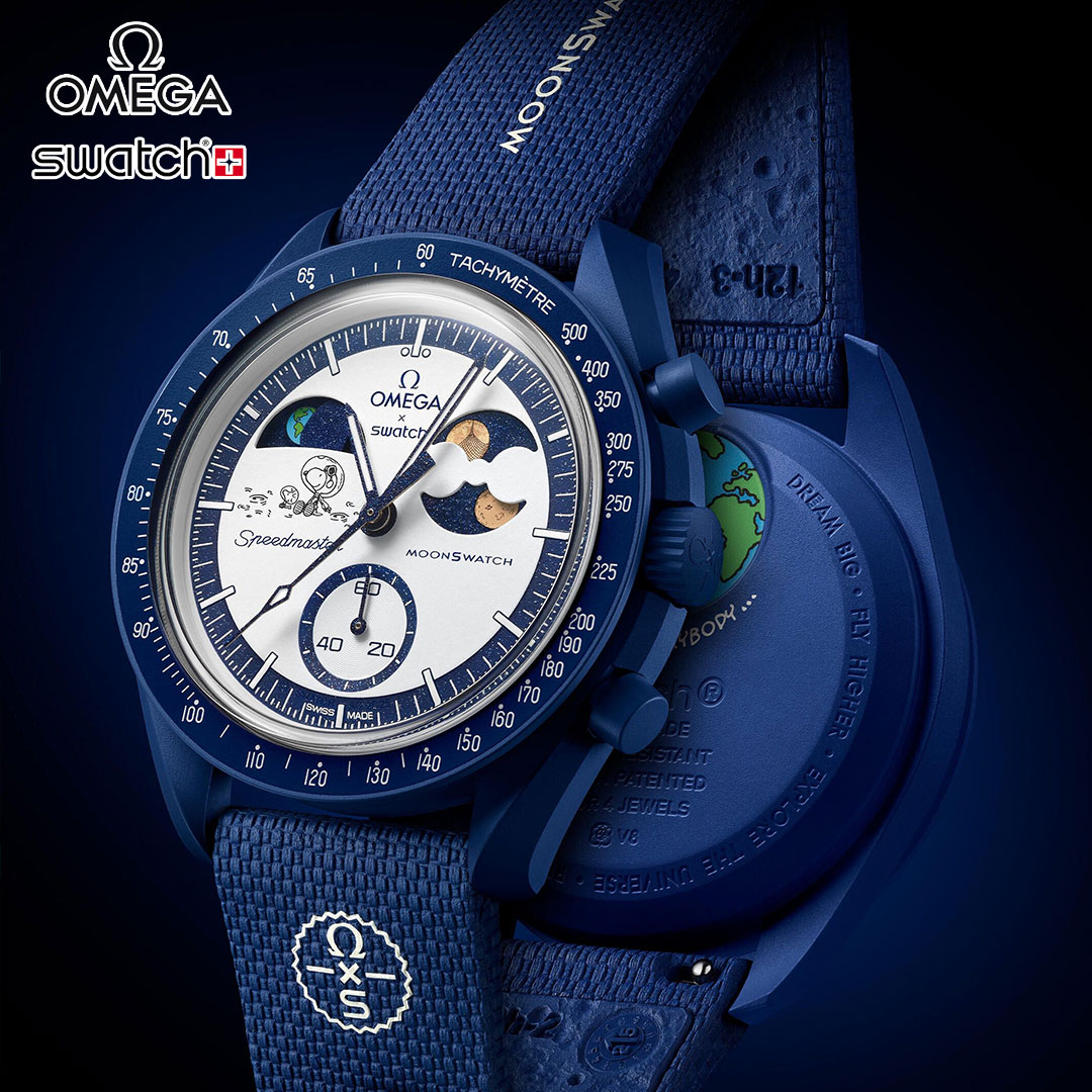 【OMEGA】【SWATCH】MISSION TO EARTHPHASE - MOONSHINE GOLD