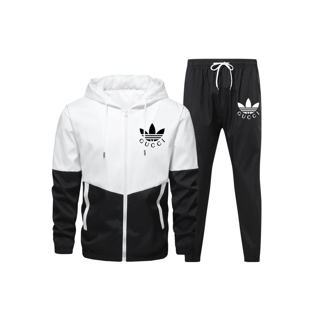 【Adidas】【GUCCI】Adidas X GUCCI 2025連名秋スポーツスーツ