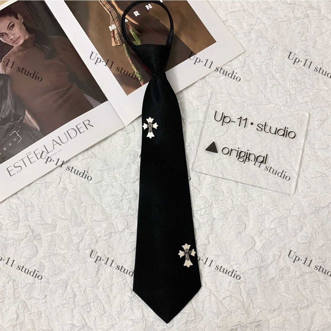 【Chrome Hearts】クロムハーツ  クロスシャツタイ デコラティブボウタイ