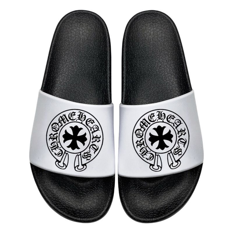 【Chrome Hearts】【今日注文なら、もう一つ無料サービス】クロムハーツ 夏用 メンズ クロス 滑り止めスリッパ 男女兼用