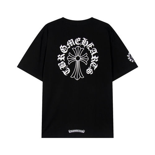 【Chrome Hearts】Chrome Hearts サンスクリットクロスアームバンド 半袖 ラウンドネックトップ