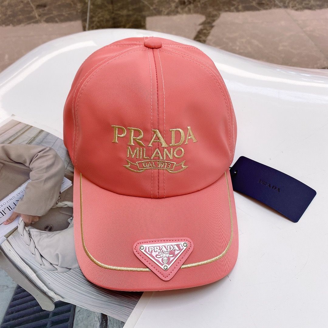 【PRADA】プラダ ベースボールキャップ ピークドキャップ 男女兼用