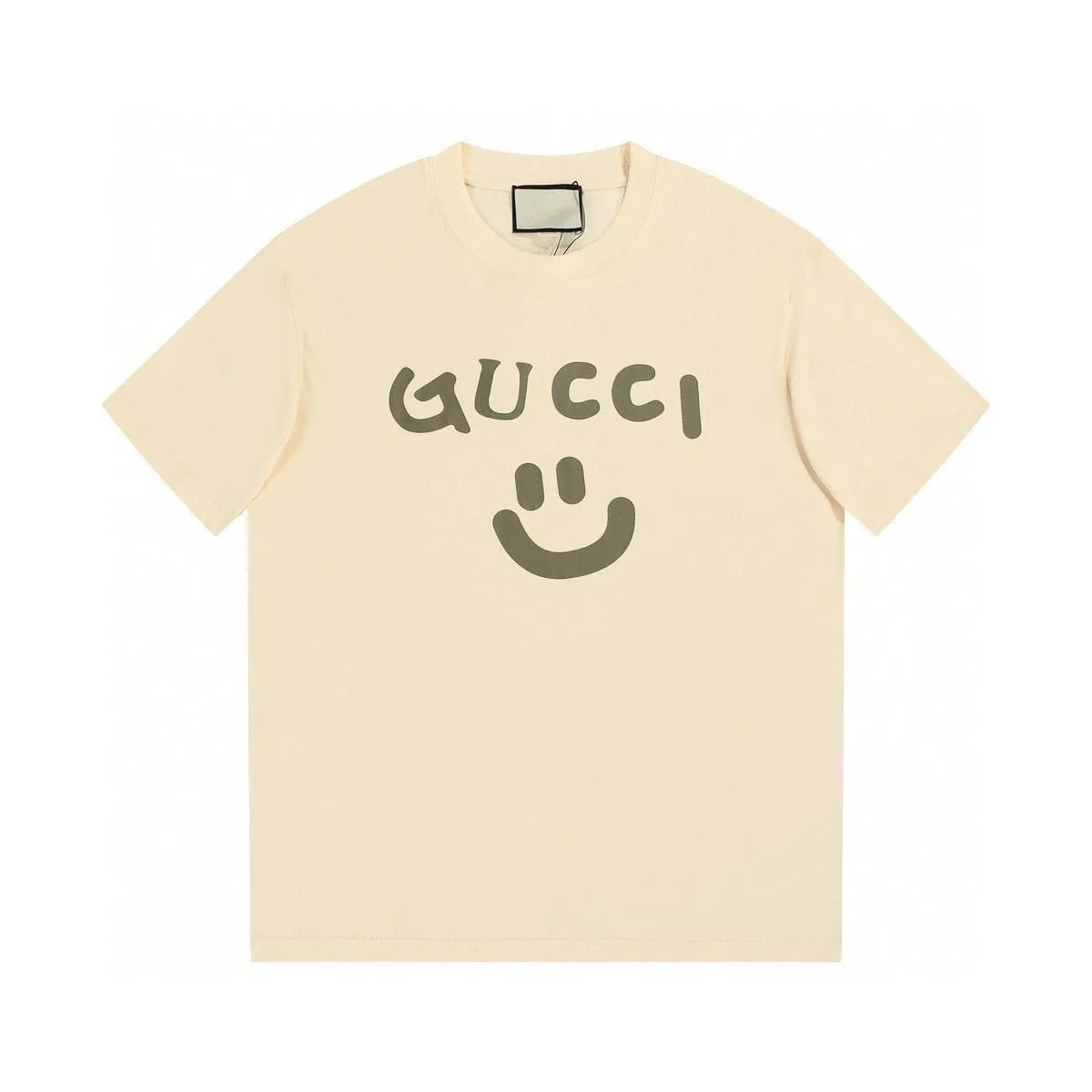 【GUCCI】GUCCI スマイリーフェイス レタリング プリント 半袖 T シャツ メンズ レディース