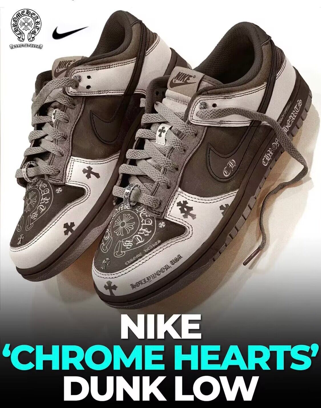 Chrome Hearts X Nike Dunk Low Sample  【数量限定】