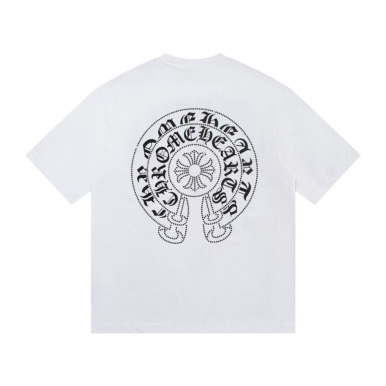 【Chrome Hearts 】2025 新作 Chrome Hearts ホットダイヤモンド 半袖 Tシャツ