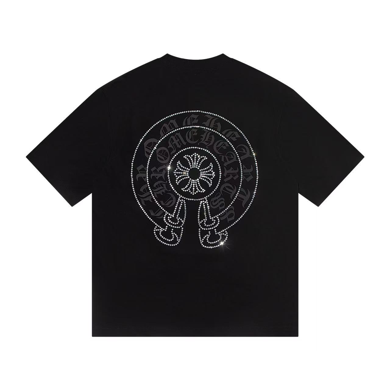 【Chrome Hearts 】2025 新作 Chrome Hearts ホットダイヤモンド 半袖 Tシャツ