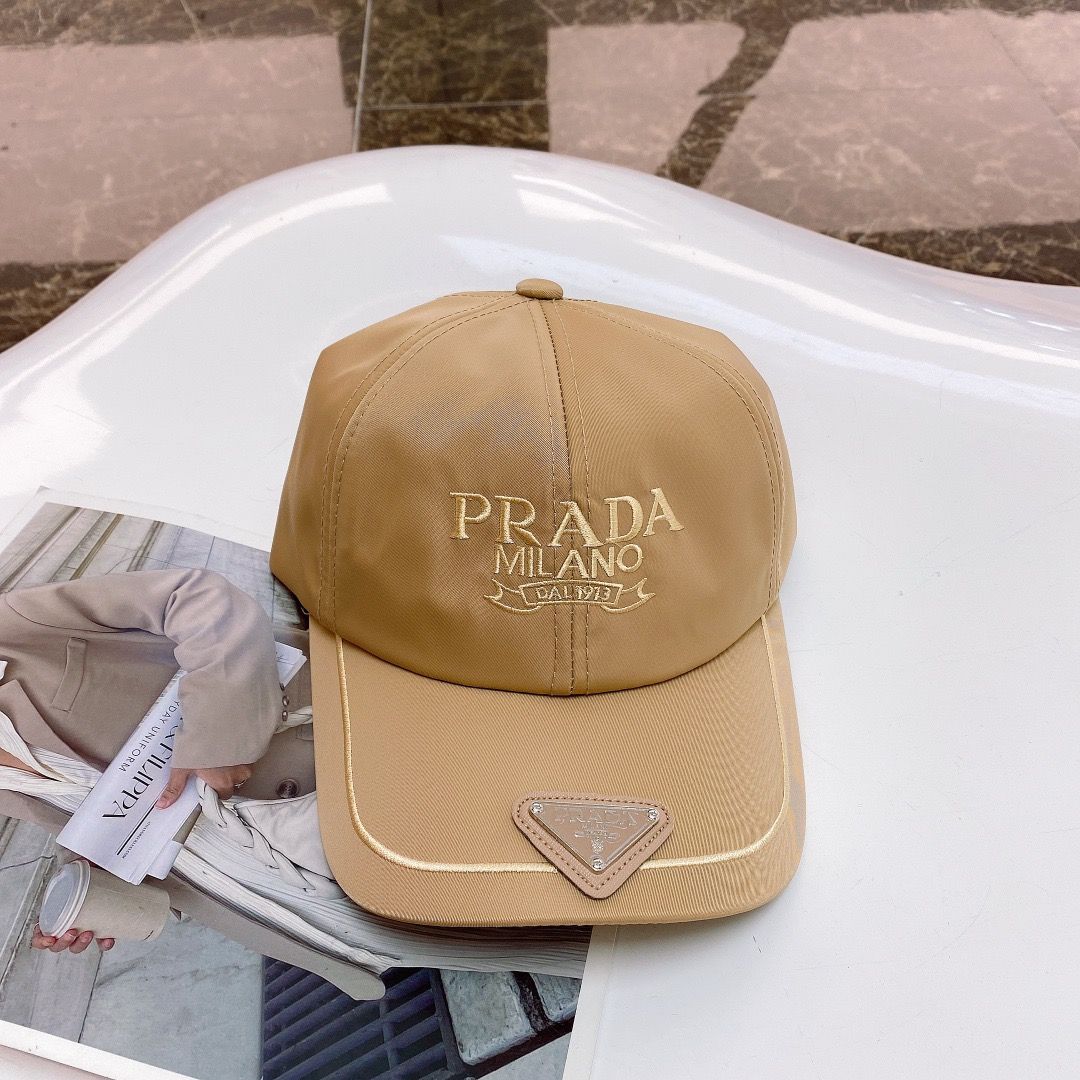 【PRADA】プラダ ベースボールキャップ ピークドキャップ 男女兼用