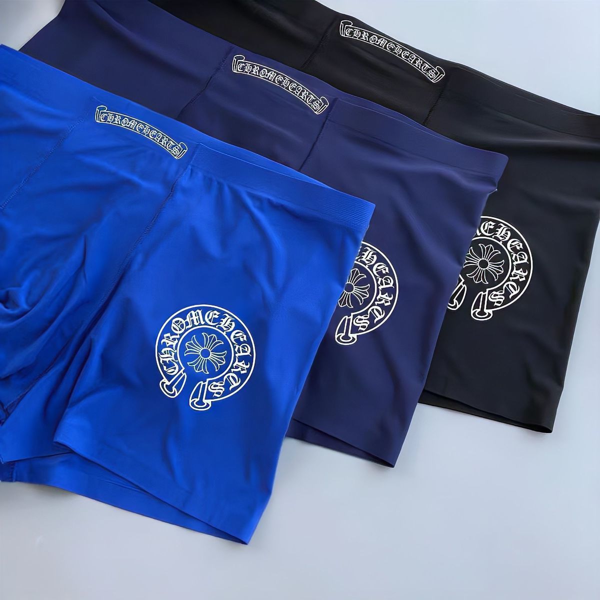 【3個パック】【Chrome Hearts】クロムハーツ アイスシルク 抗菌ボクサーブリーフ メンズ