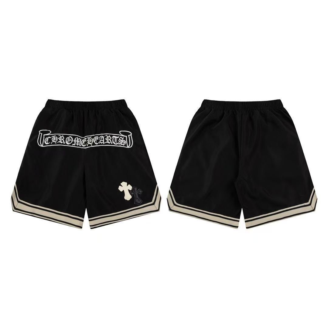 【Chrome Hearts】クロウハート梵字クロスショーツ 男女兼用