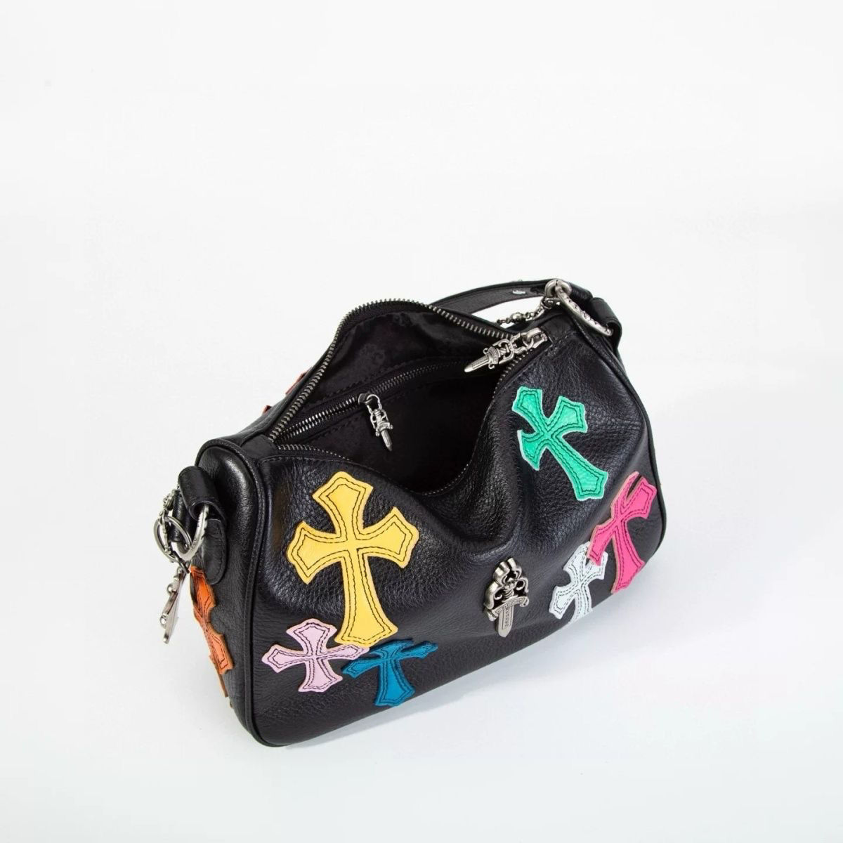 クロムハーツ【Chrome Hearts】 2025新しい色の革のチキンナゲッツトップレイヤーカウハイドチェーンアンダーアームバッグ