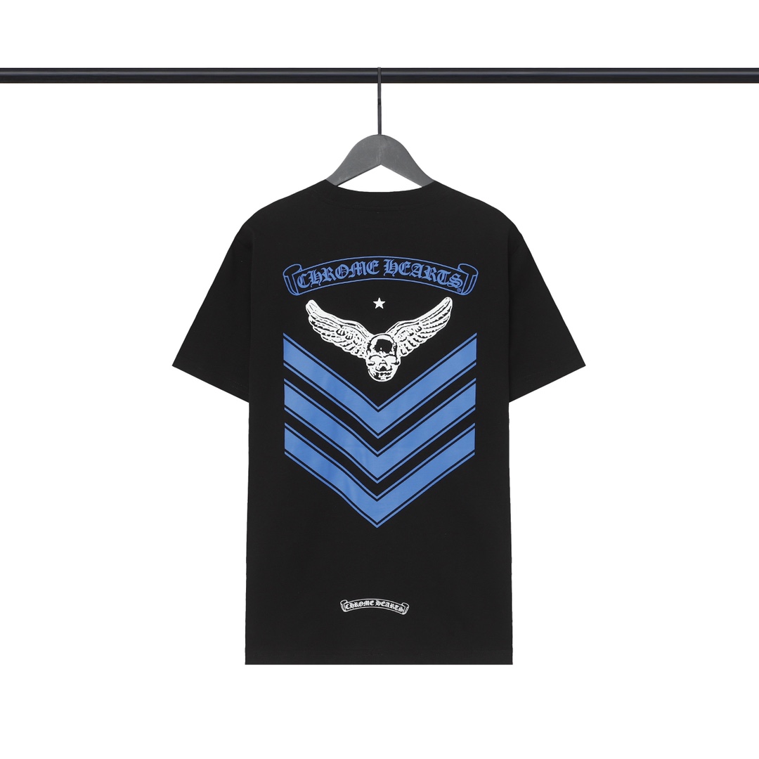 【Chrome Hearts】クロムハーツ フォティ イーグル スカル 半袖 トレンド ファッション Tシャツ