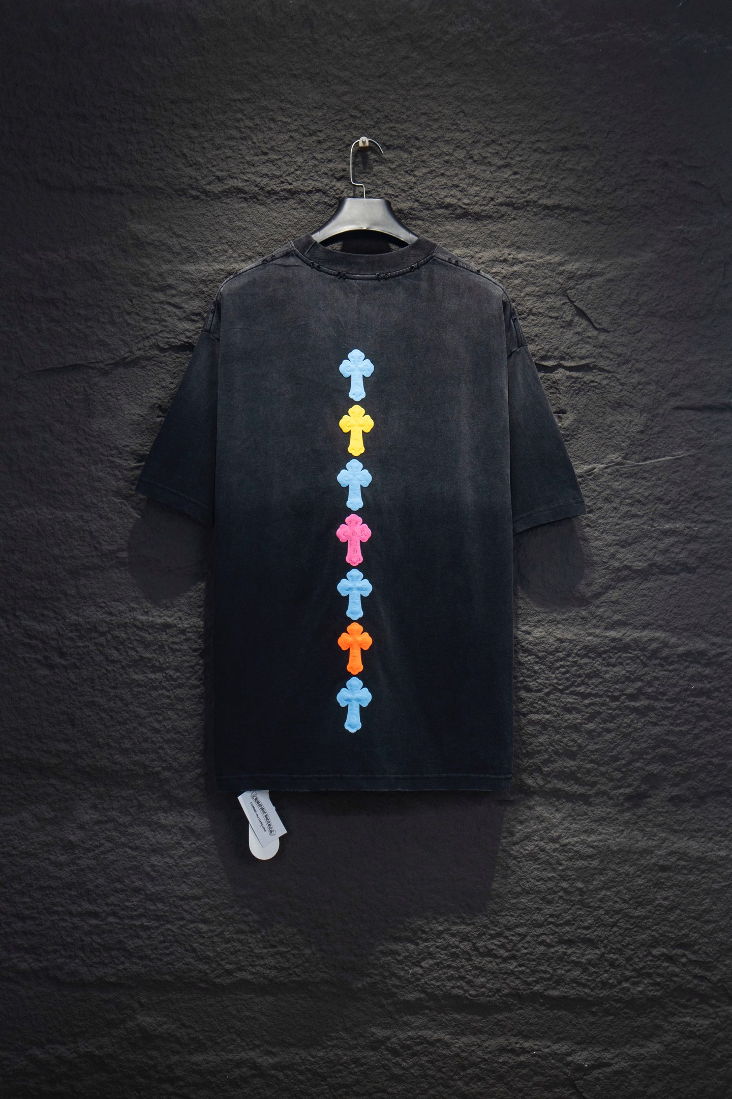 【Chrome Hearts】Chrome Hearts 2025 新作 ハンドペイント クロス ショートスリーブ