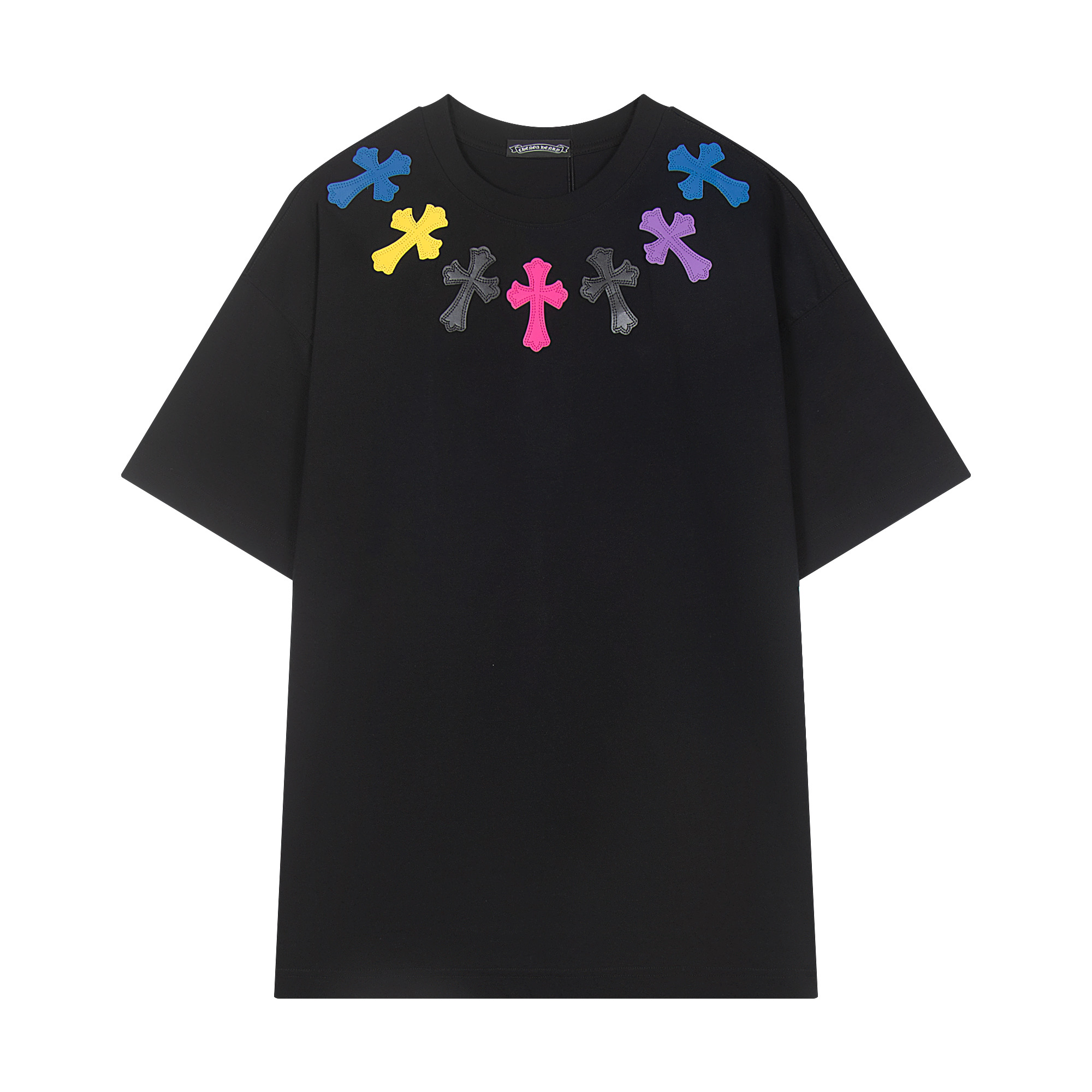 【Chrome Hearts】Chrome Hearts 2025年新作 刺繍クロス 半袖シャツ