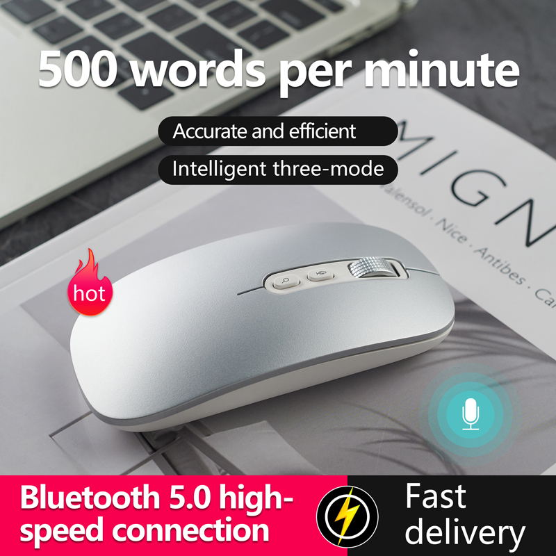 Wireless Smart Voice Mouse, 2.4G Connection Dual Mode Voice Translation Mouse | Star of Baby