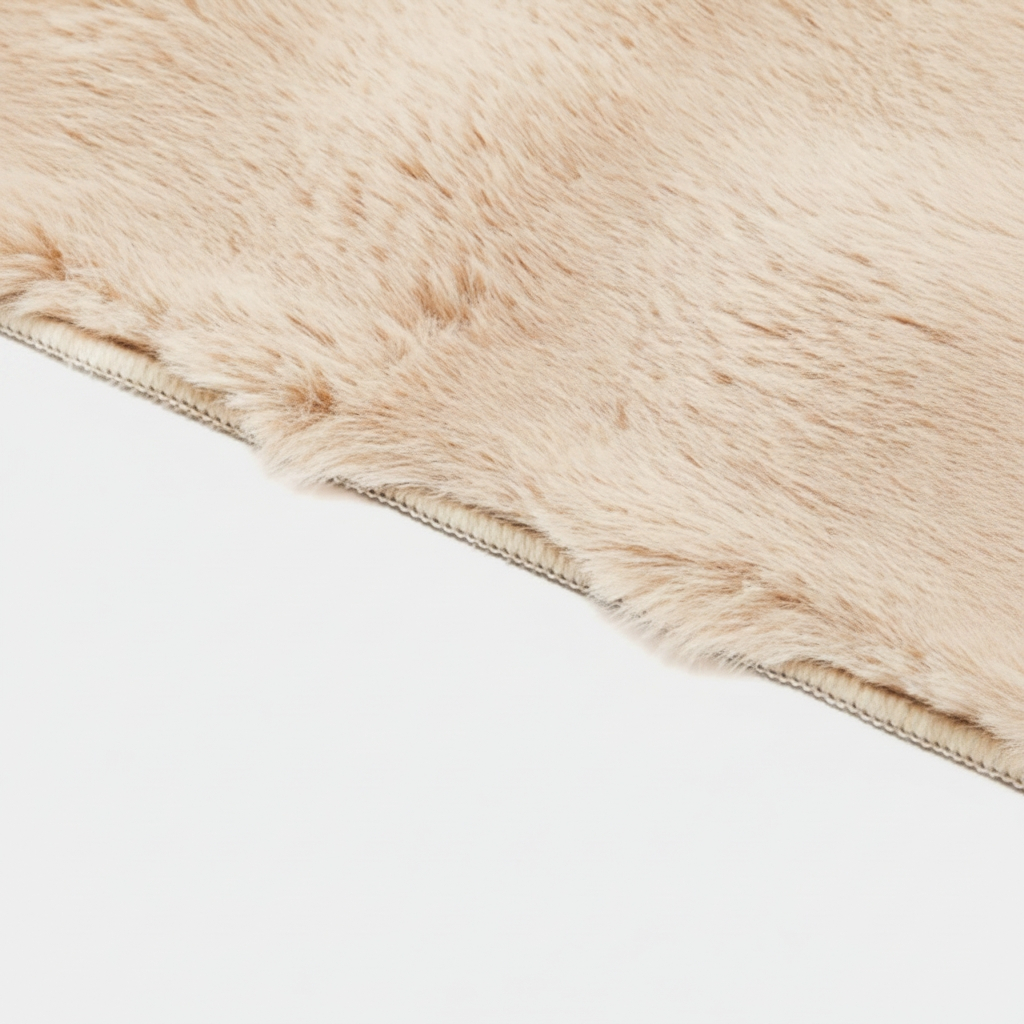 3D Bubble Plush Area Rug - Ultra Soft Faux Fur Floor Mat